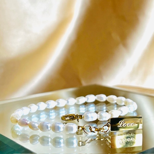 Arielle Pearl Bead Bracelet