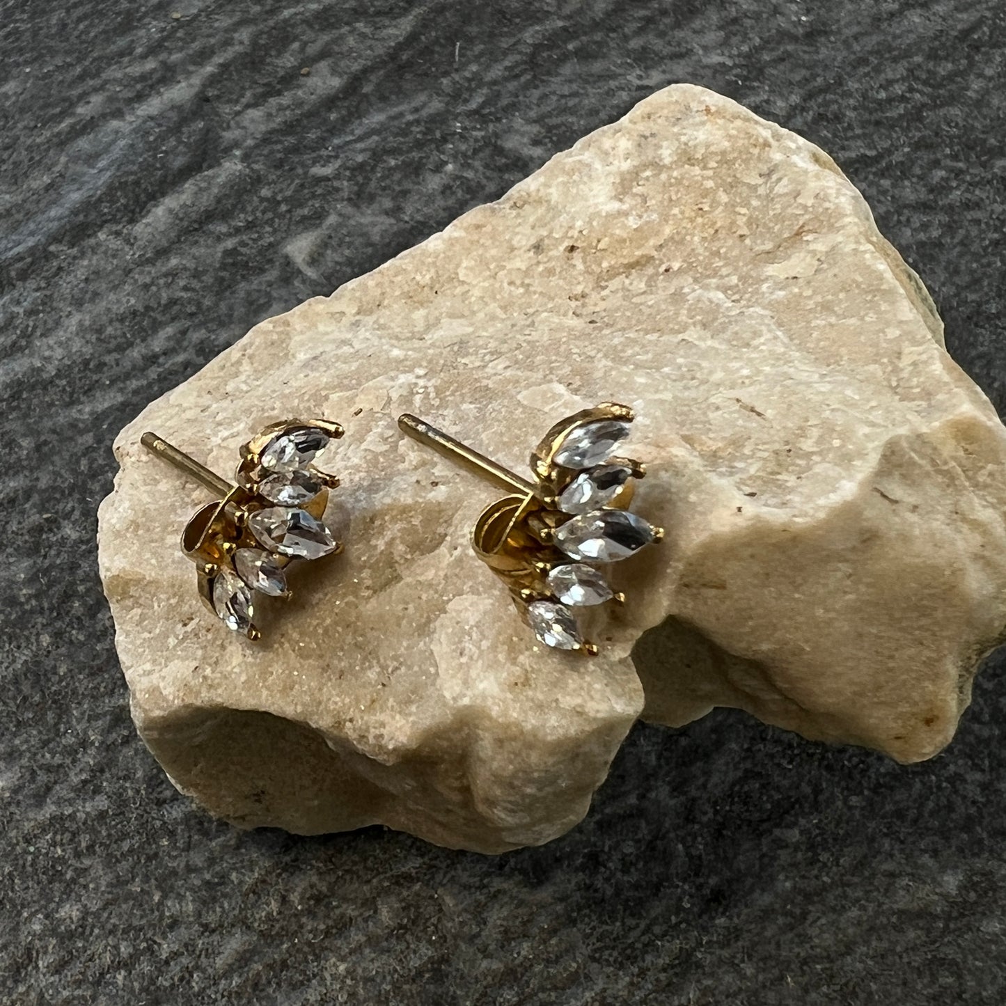 Cubic Zirconia Icon Stud Earrings