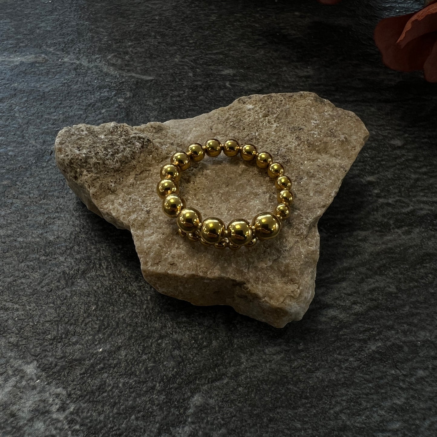 Miriam Gold Ball Bead Ring