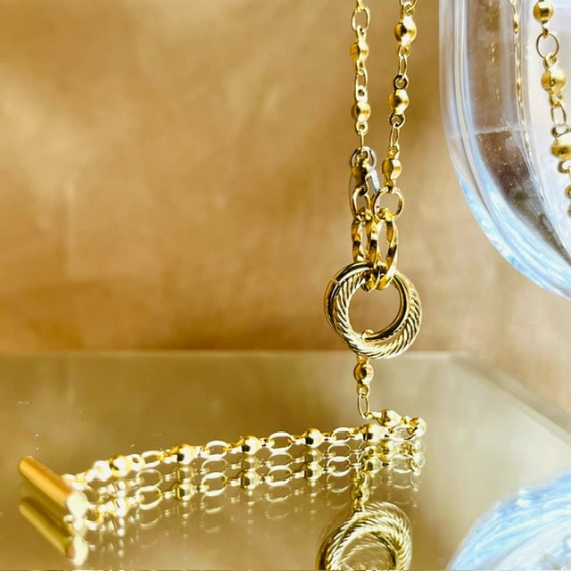 Eternity Chain Drop Necklace